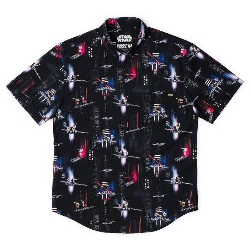 RSVLTS We'll Handle This KUNUFLEX Short Sleeve Shirt in Black — detail 4