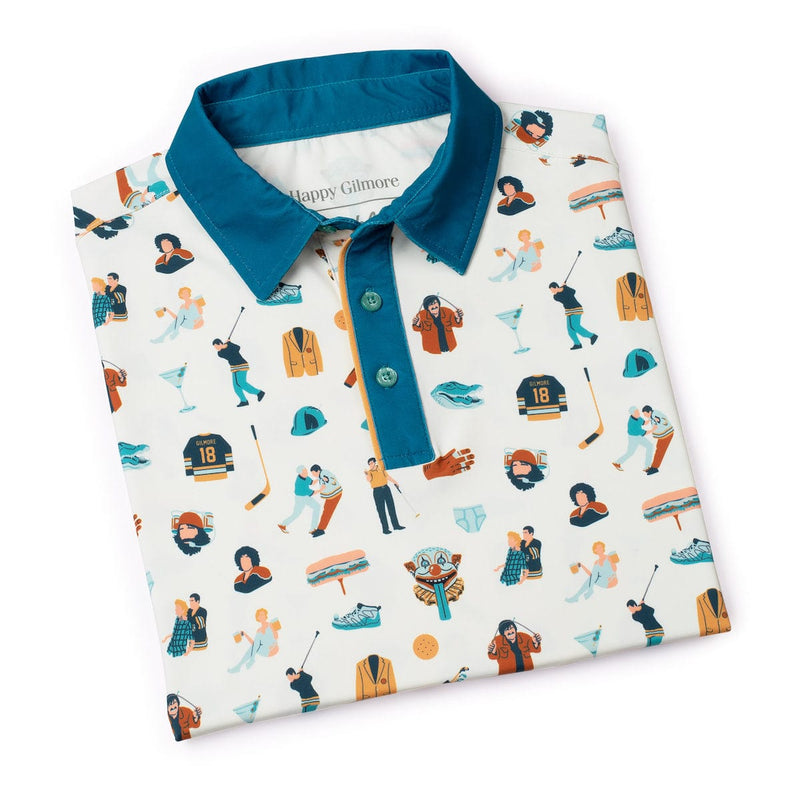 RSVLTS Happy Things All-Day Polo in White — detail 8