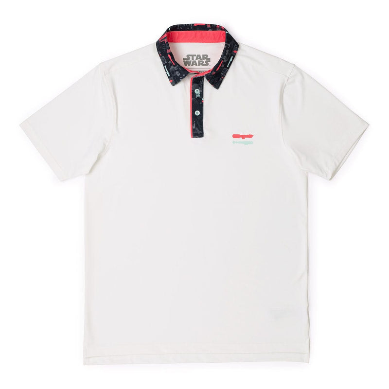 RSVLTS Trilogy's End All-Day Polo in White — front view