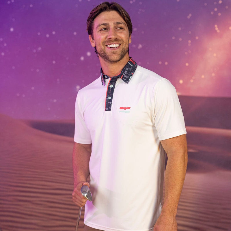 RSVLTS Trilogy's End All-Day Polo in White — detail 2