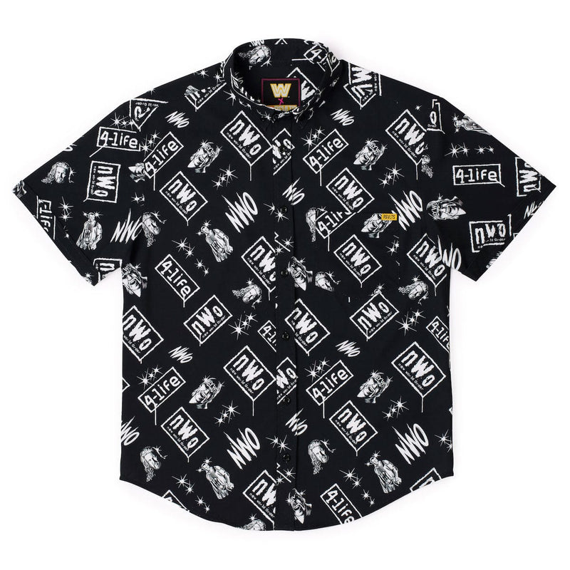 RSVLTS Too Sweet KUNUFLEX Short Sleeve Shirt in Black — detail 3
