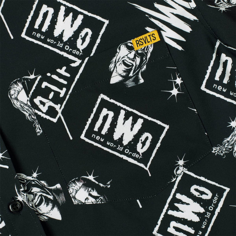 RSVLTS Too Sweet KUNUFLEX Short Sleeve Shirt in Black — detail 4