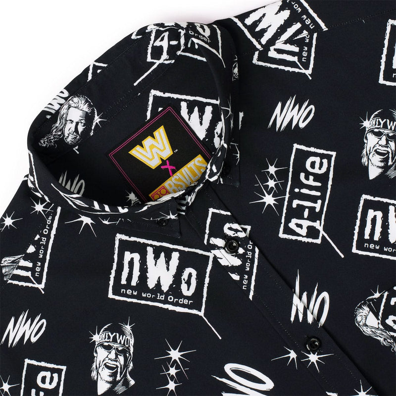 RSVLTS Too Sweet KUNUFLEX Short Sleeve Shirt in Black — detail 5