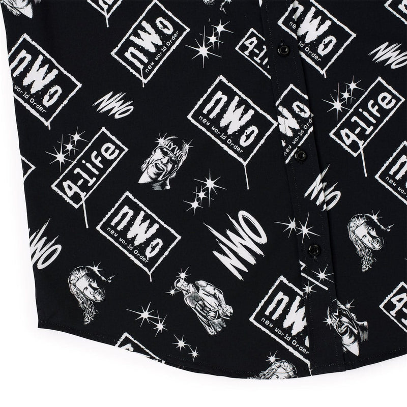 RSVLTS Too Sweet KUNUFLEX Short Sleeve Shirt in Black — detail 6