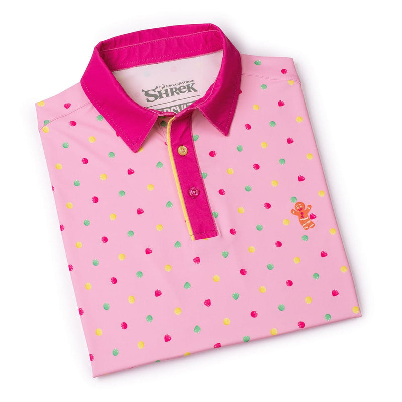 RSVLTS Gumdrop Buttons All-Day Polo in Pink — detail 7