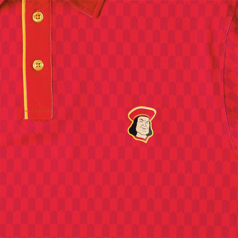RSVLTS The Short Game All-Day Polo in Red — detail 5