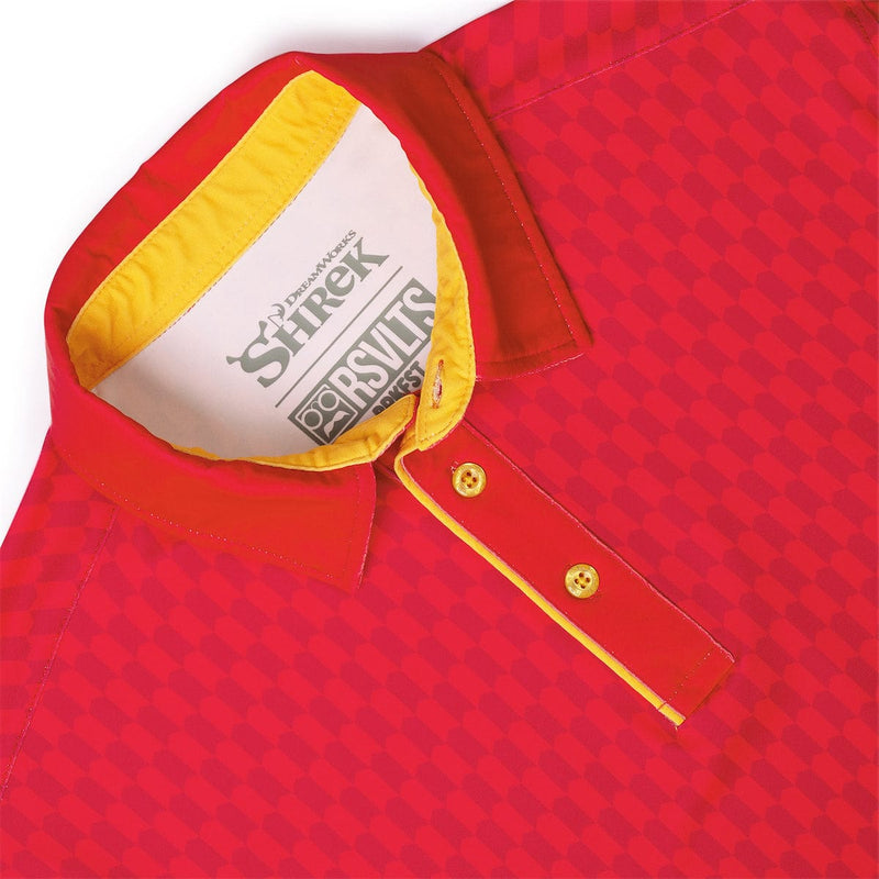 RSVLTS The Short Game All-Day Polo in Red — detail 6