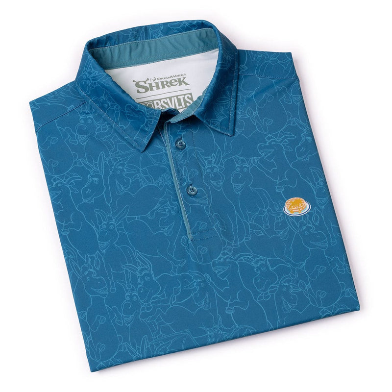 RSVLTS I'm Makin' Waffles All-Day Polo in Blue — detail 8