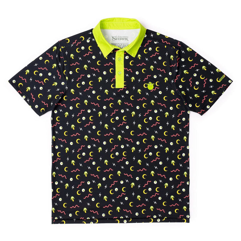 RSVLTS Swamp Sweet Swamp All-Day Polo in Green — front view