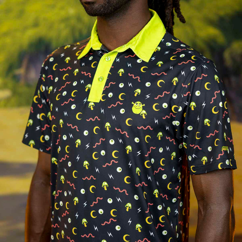 RSVLTS Swamp Sweet Swamp All-Day Polo in Green — detail 3