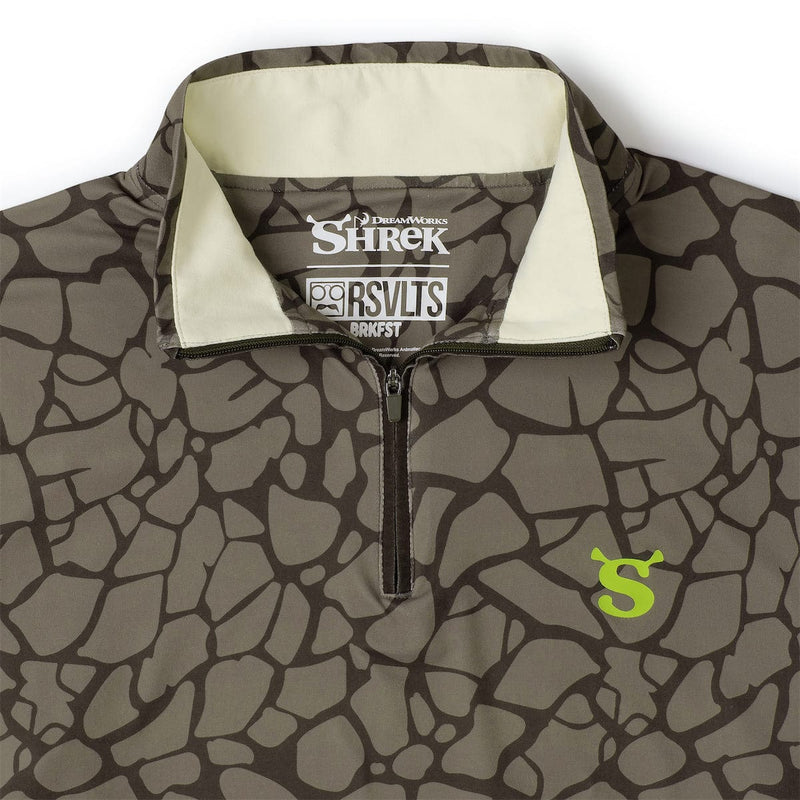 RSVLTS Simply the Vest Quarter Zip in Green — detail 6
