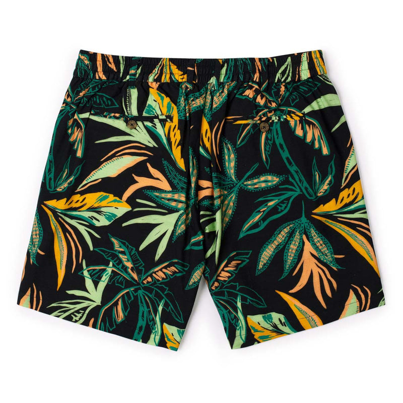 RSVLTS Wild Jungle Bamboo Resort Shorts in Black — detail 4