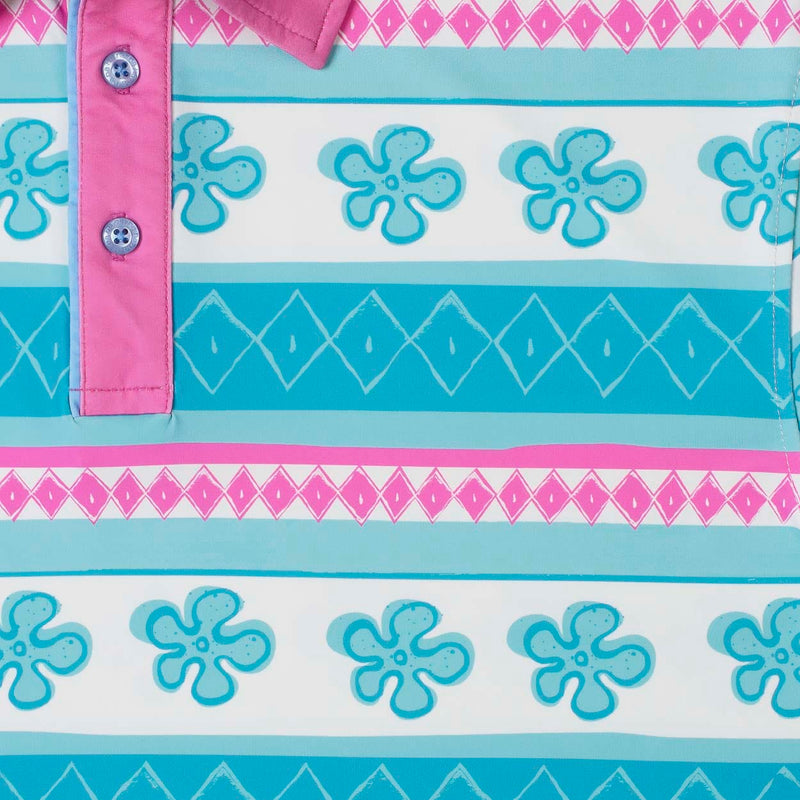 RSVLTS Bikini Bottom's Best All-Day Polo in Blue — detail 3