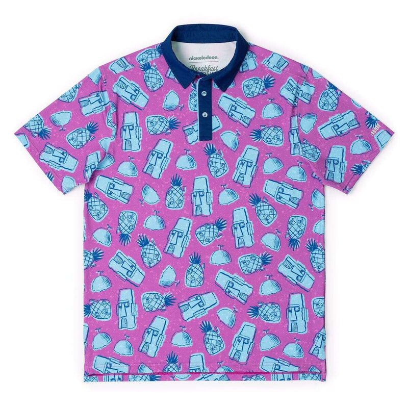 RSVLTS Neighborhood All-Day Polo in Purple — detail 2