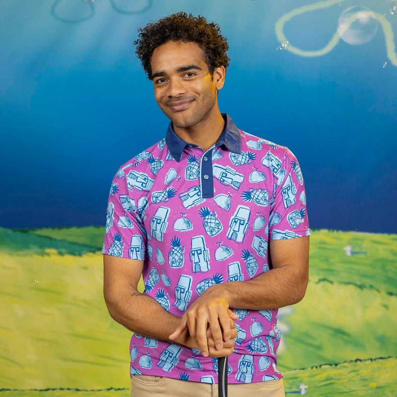 RSVLTS Neighborhood All-Day Polo in Purple — detail 3