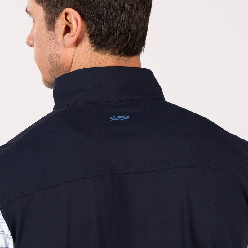 RSVLTS Finance Bro Blue (Monogram) Quarter Zip in Blue — detail 2