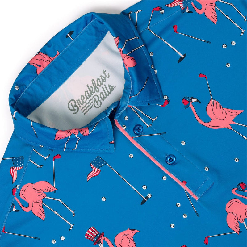 RSVLTS FORE-mingos All-Day Polo in Blue — detail 4