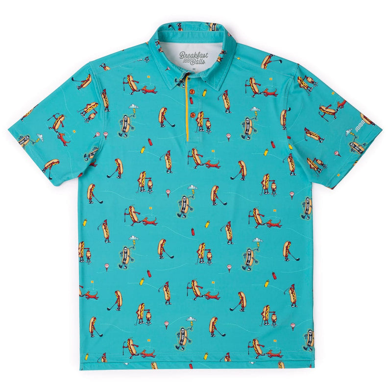 RSVLTS Sun's Out Buns Out All-Day Polo in Green — detail 3