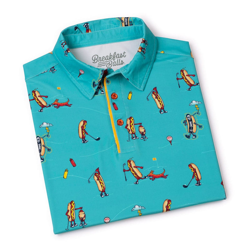 RSVLTS Sun's Out Buns Out All-Day Polo in Green — detail 8