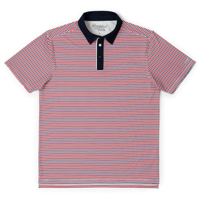RSVLTS Gimme Liberty All-Day Polo in Red — detail 3