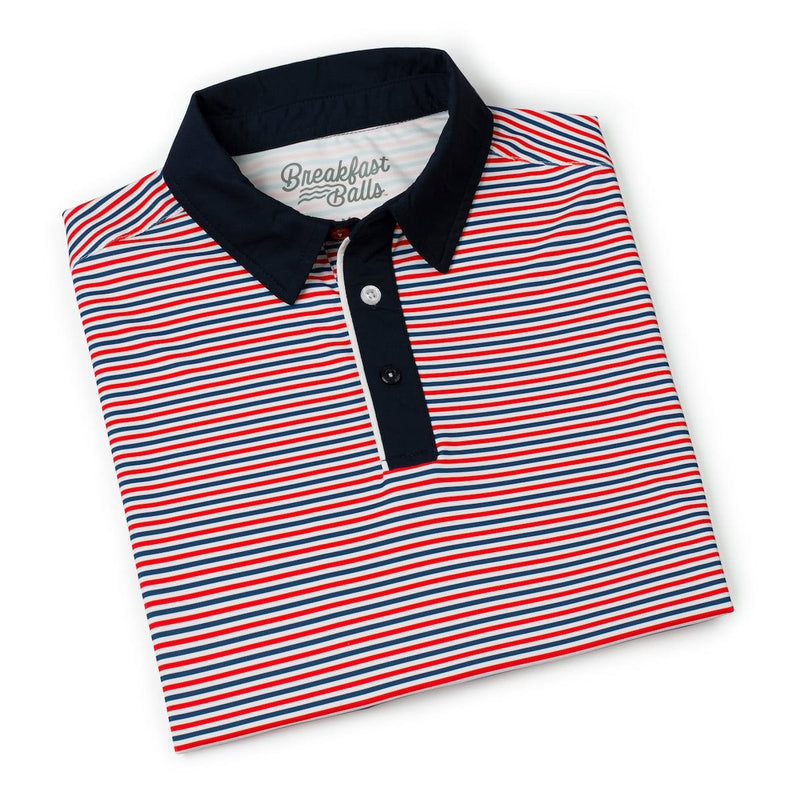 RSVLTS Gimme Liberty All-Day Polo in Red — detail 9