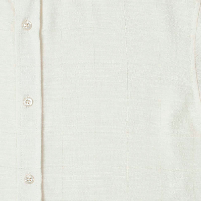 RSVLTS White Sand Bamboo Short Sleeve Shirt in White — detail 5