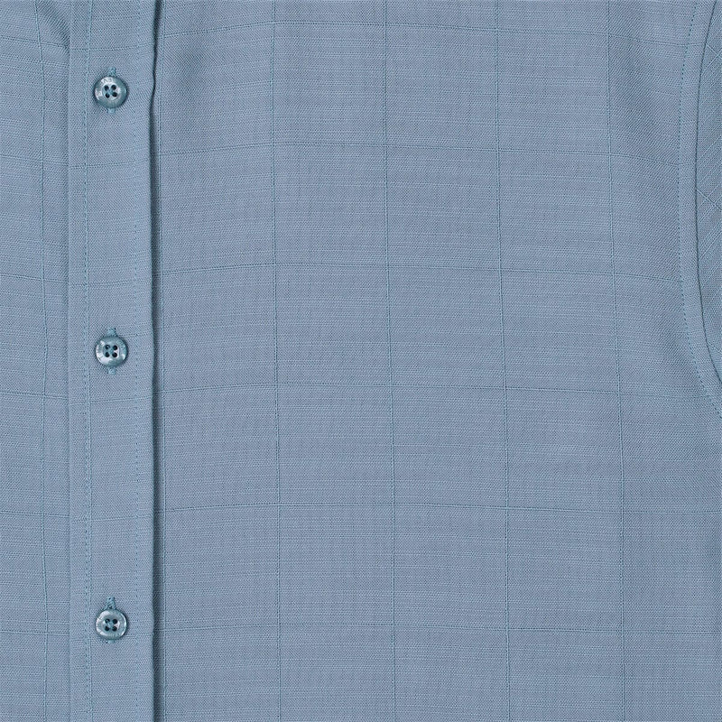 RSVLTS Ocean Mist Bamboo Short Sleeve Shirt in Blue — detail 7