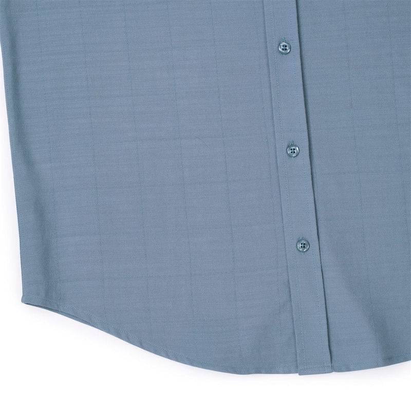 RSVLTS Ocean Mist Bamboo Short Sleeve Shirt in Blue — detail 8