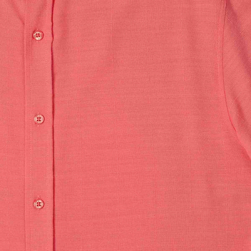 RSVLTS Georgia Peach Bamboo Short Sleeve Shirt in Orange — detail 6