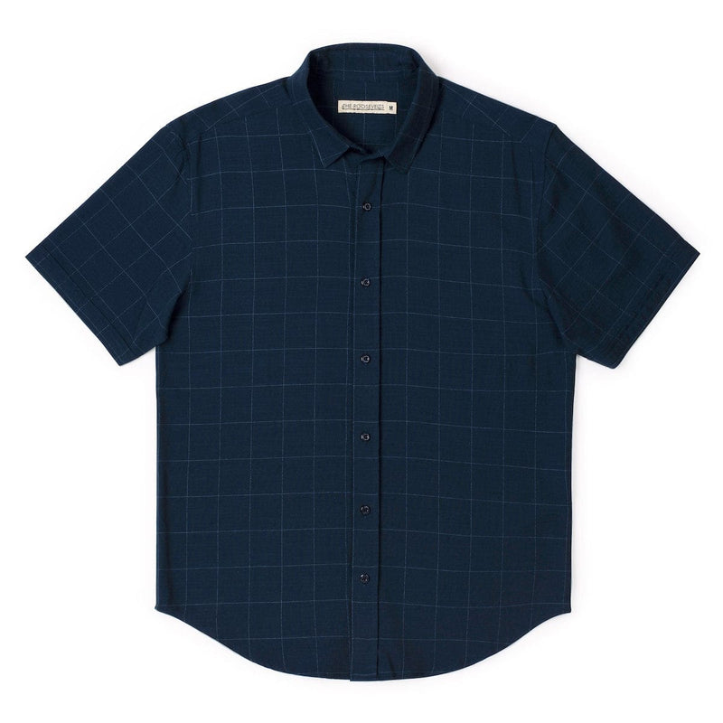 RSVLTS Night Sky Bamboo Short Sleeve Shirt in Blue — detail 5