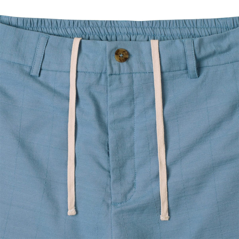 RSVLTS Ocean Mist Bamboo Resort Shorts in Blue — detail 3
