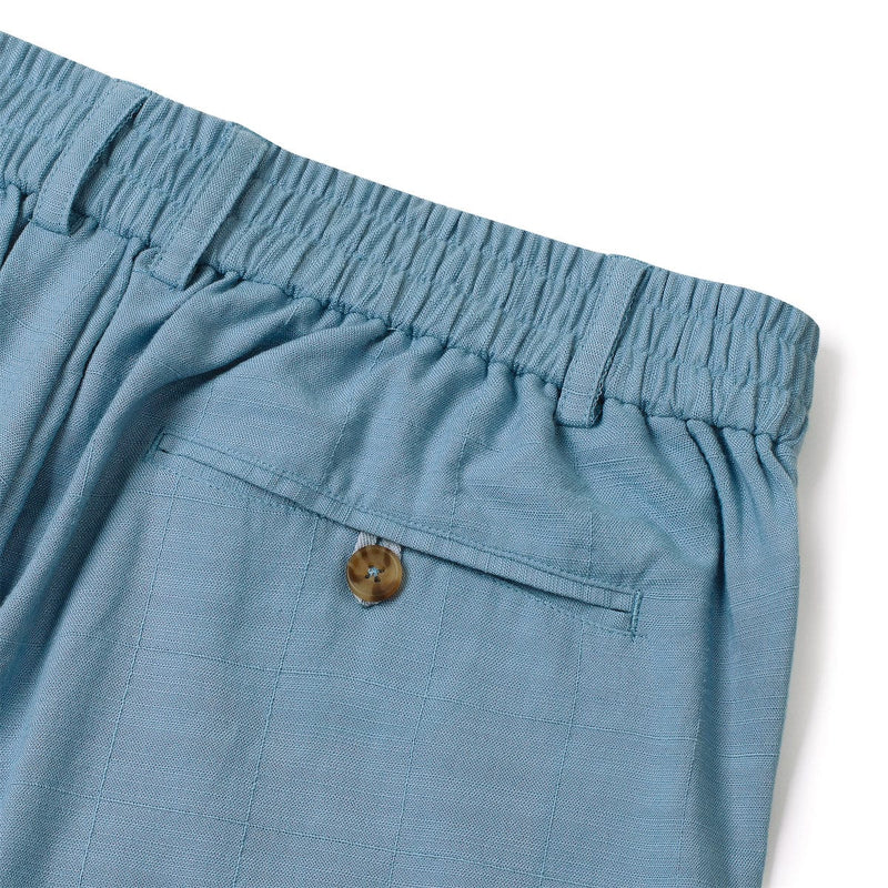 RSVLTS Ocean Mist Bamboo Resort Shorts in Blue — detail 4