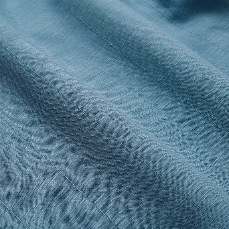 RSVLTS Ocean Mist Bamboo Resort Shorts in Blue — detail 6