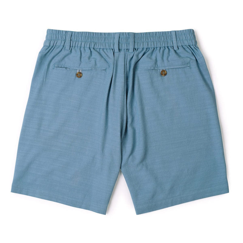 RSVLTS Ocean Mist Bamboo Resort Shorts in Blue — detail 7