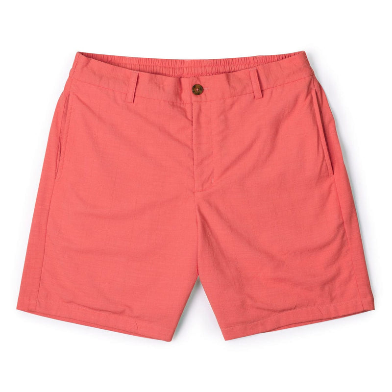 RSVLTS Georgia Peach Bamboo Resort Shorts in Orange — detail 2