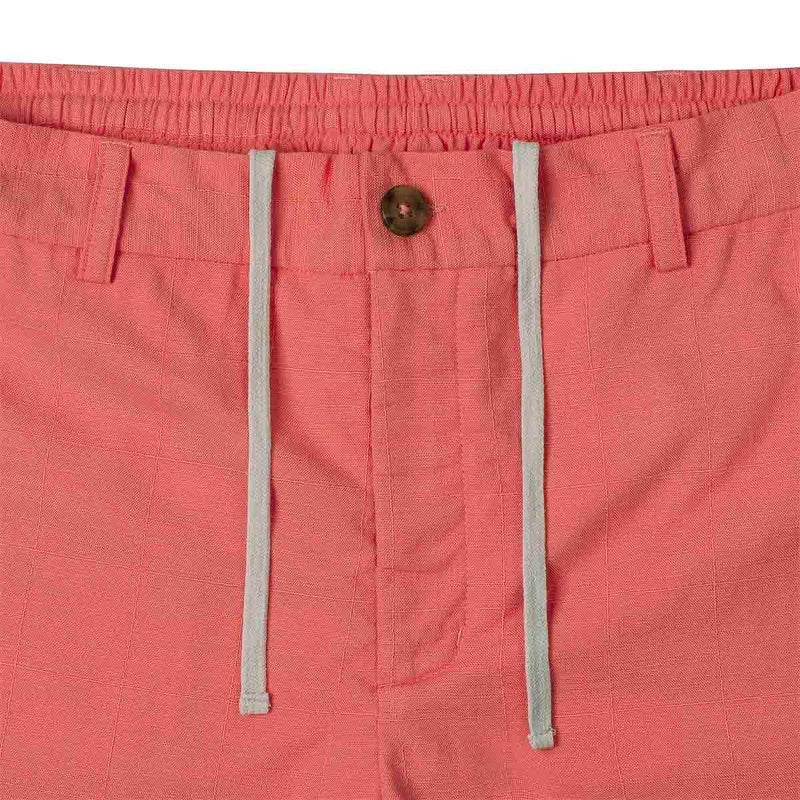 RSVLTS Georgia Peach Bamboo Resort Shorts in Orange — detail 3