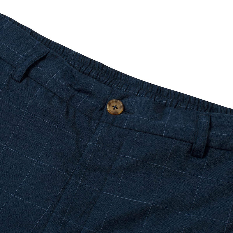 RSVLTS Night Sky Bamboo Resort Shorts in Blue — detail 6