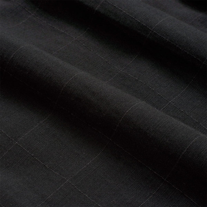 RSVLTS Obsidian Black Bamboo Resort Shorts in Black — detail 6