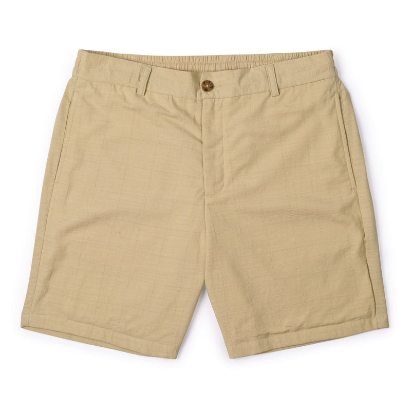 RSVLTS Khaki Bamboo Resort Shorts in Brown — detail 2