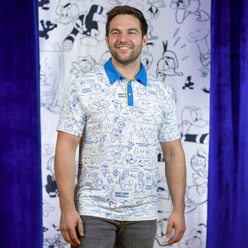 RSVLTS Designing Donald All-Day Polo in White — detail 2