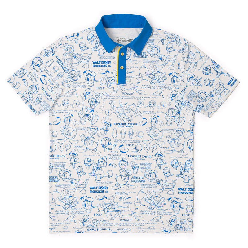 RSVLTS Designing Donald All-Day Polo in White — detail 7