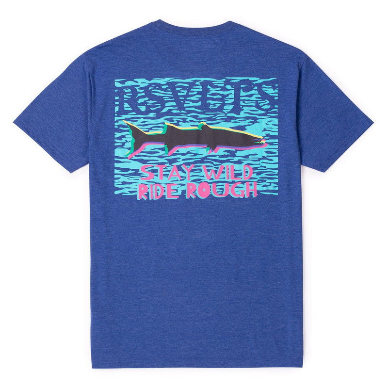 RSVLTS Cool Cudas Crewneck Tee in Blue — detail 3