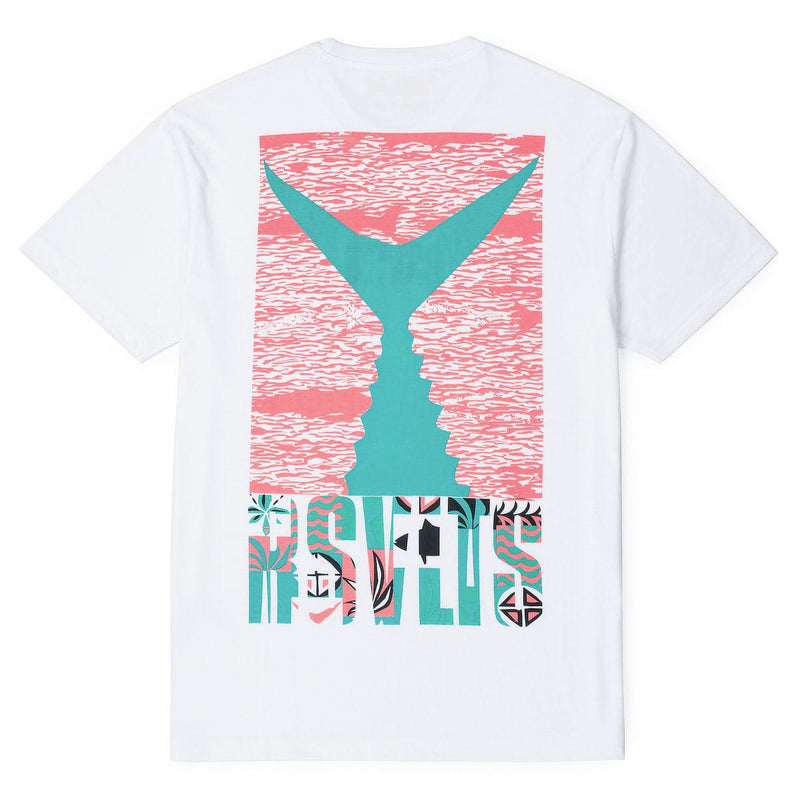 RSVLTS Shore Things Crewneck Tee in Pink — detail 2