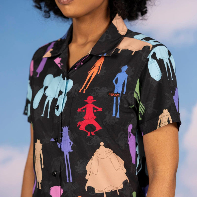 RSVLTS We Go! Women's KUNUFLEX Short Sleeve Shirt in Black — detail 3