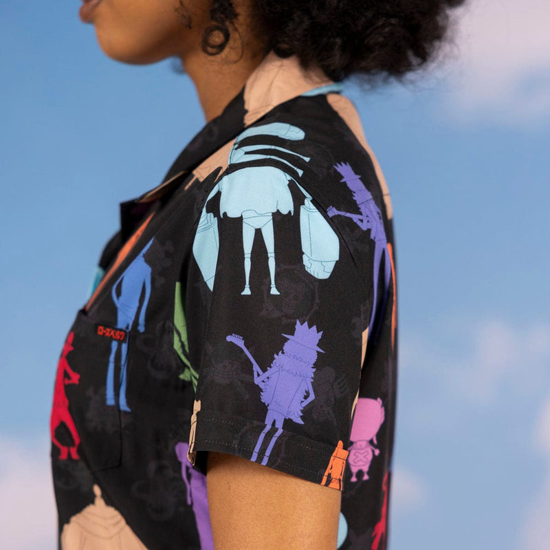 RSVLTS We Go! Women's KUNUFLEX Short Sleeve Shirt in Black — detail 5