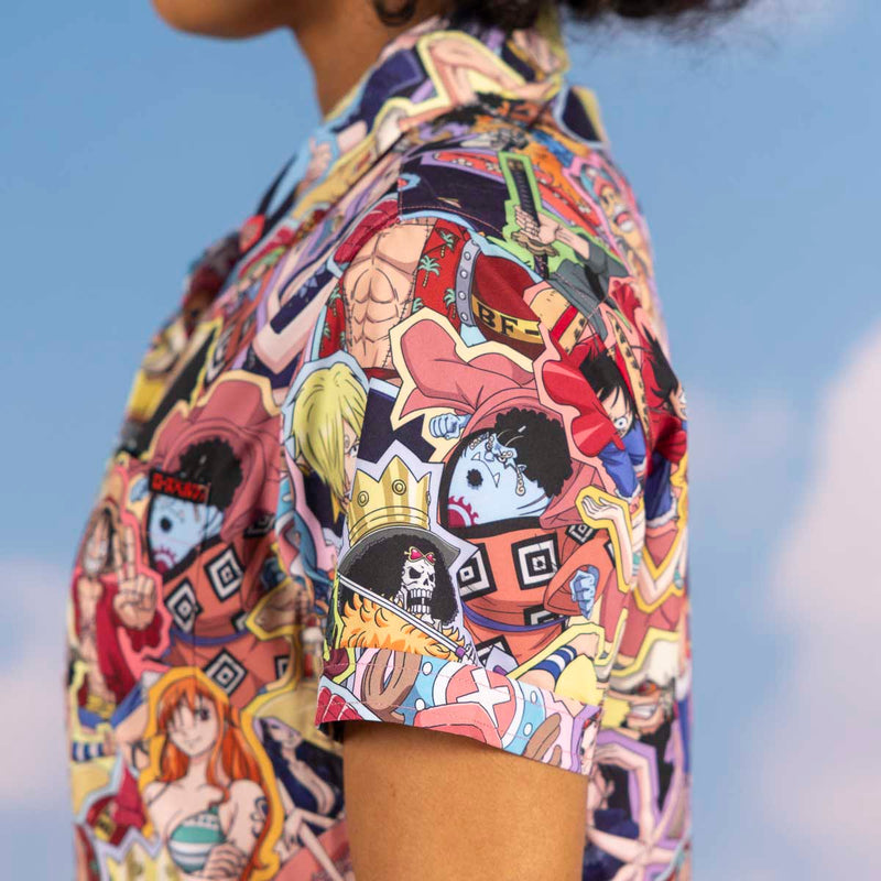 RSVLTS 2 Years Later Women's KUNUFLEX Short Sleeve Shirt in Multicolor — detail 5