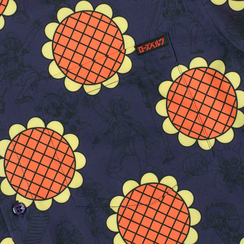 RSVLTS Shh! I Am Lucy! KUNUFLEX Short Sleeve Shirt in Black — detail 3