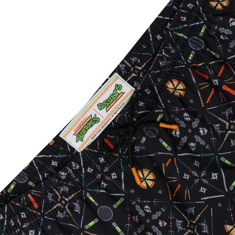 RSVLTS Splinter's Couch Hybrid Shorts in Black — detail 3