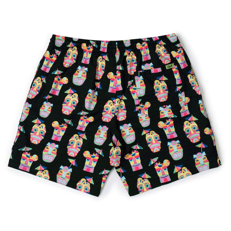 RSVLTS Tipsy Tiki Hybrid Shorts in Black — detail 5