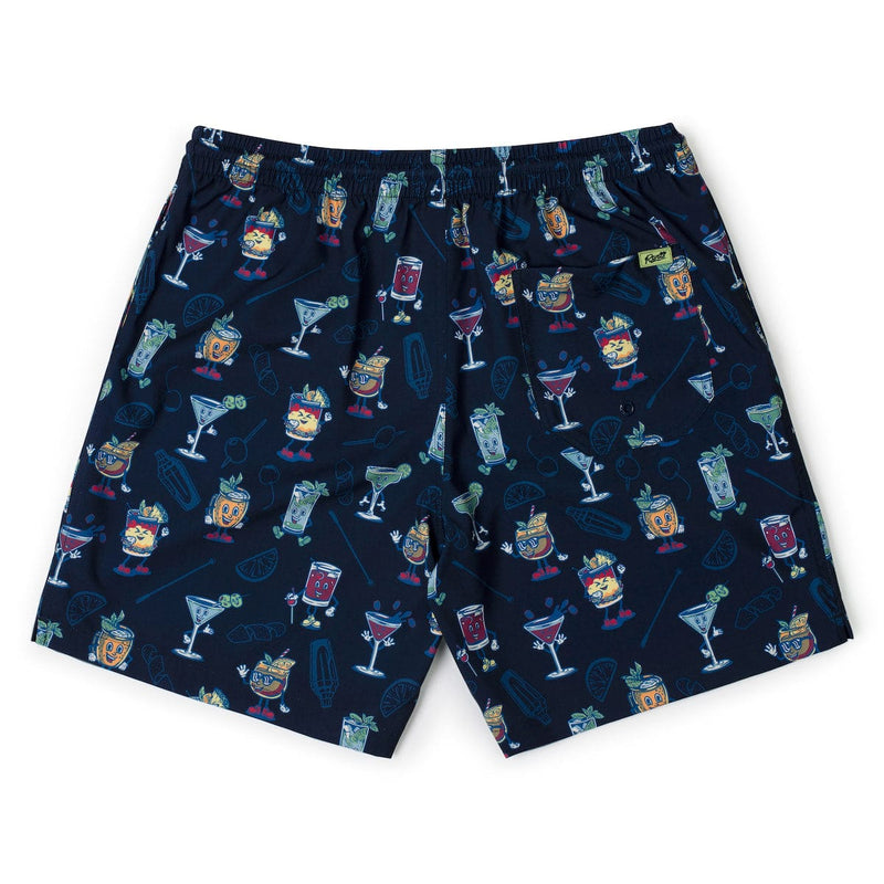RSVLTS Let's All Go to the Lobby Bar Hybrid Shorts in Blue — detail 5